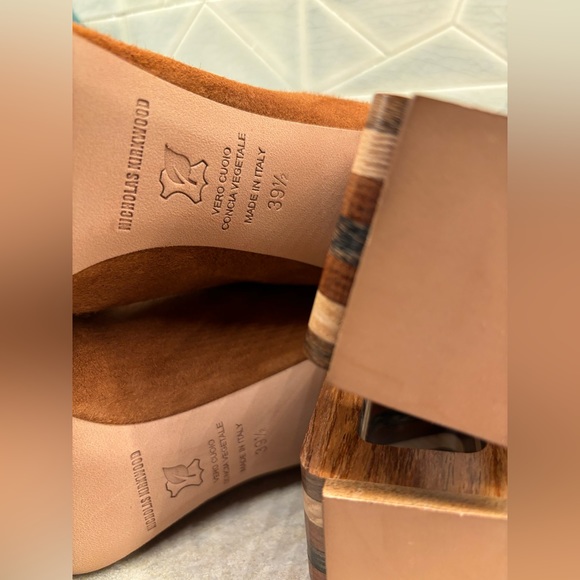 Nicholas Kirkwood Joaquin 85MM Suede Hollow Heel Boots 39.5 Brand New! - Picture 7 of 8